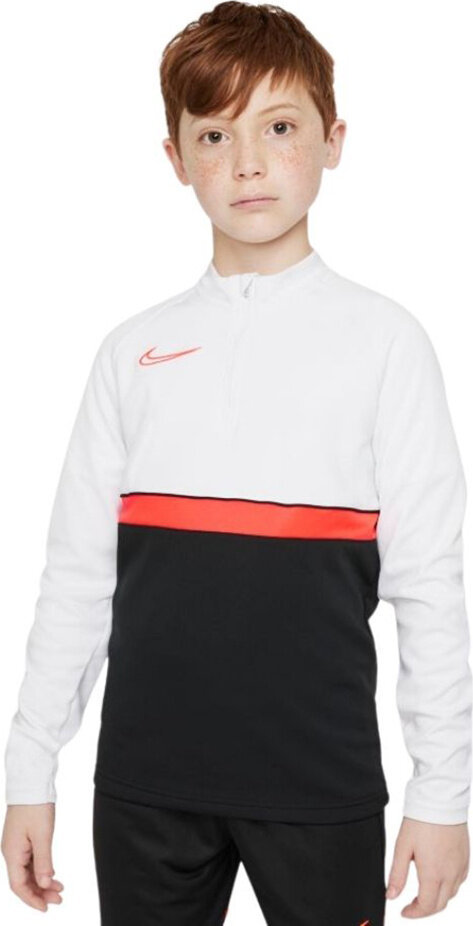 Bluza dla dzieci Nike DF Academy 21 Drill Top czarno-biało-czerwona CW6112 016-L