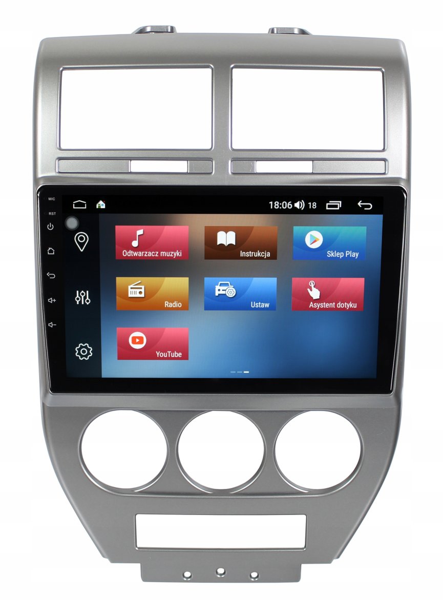 RADIO NAWIGACJA GPS JEEP COMPASS 2006-2010 ANDROID