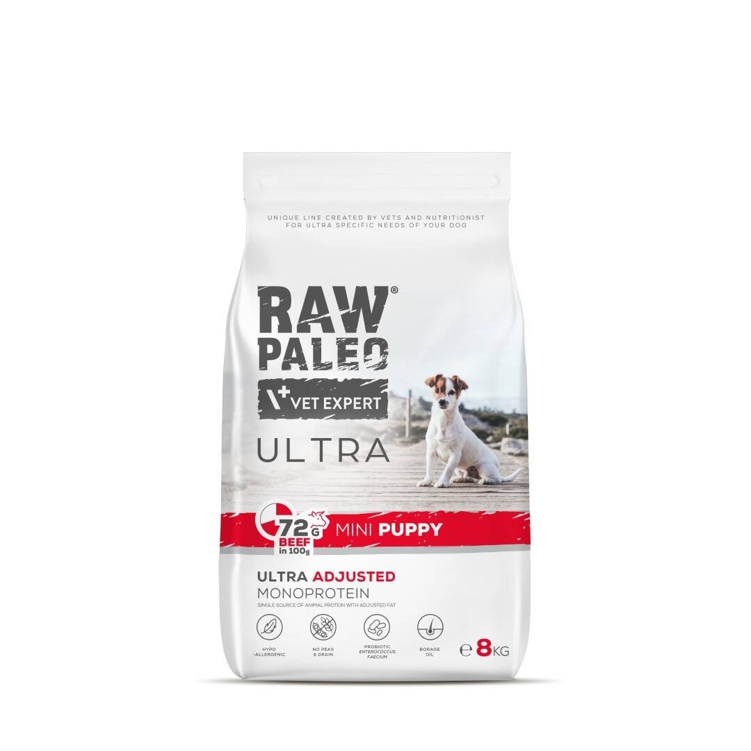 Vetexpert Raw Paleo Ultra Beef Puppy Mini 8kg