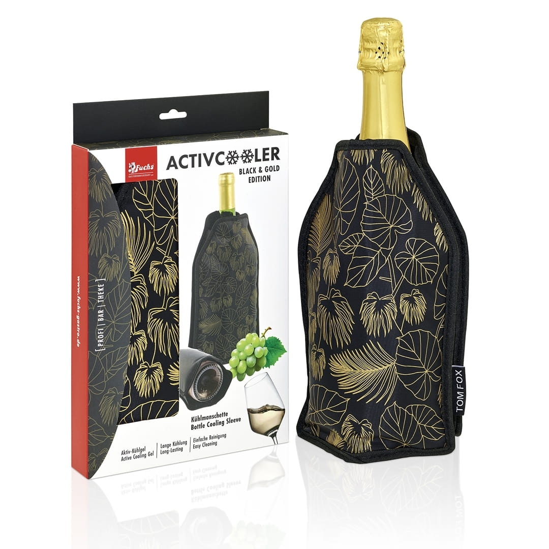 Torba chłodząca do butelek Black and Gold