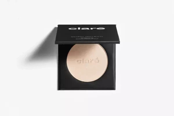 Clare  Makeup  Prasowany Puder Rozświetlający Latte 35