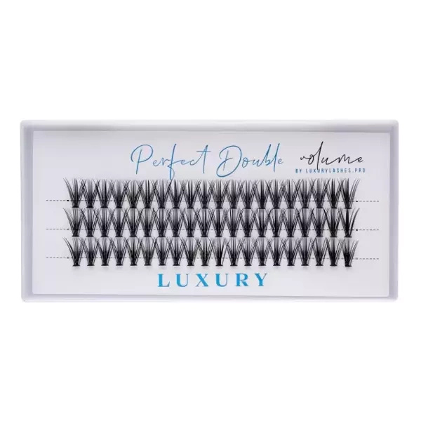 LUXURY Kępki rzęs Double Volume 20D - C 10mm