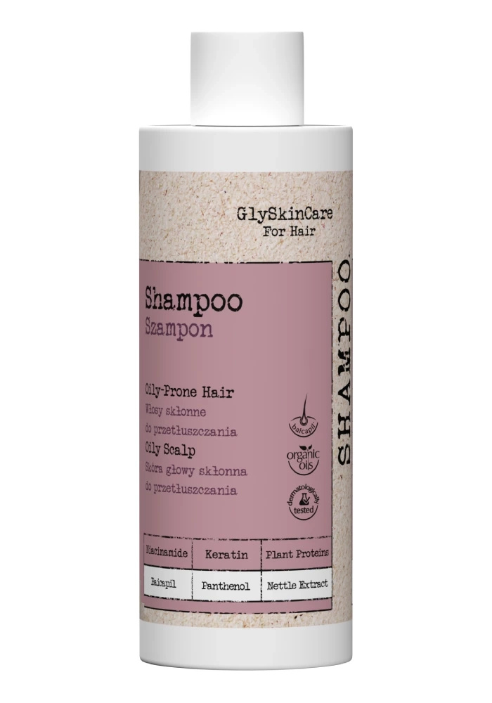 GlySkinCare for Body & Hair Szampon włosy skłonne do przetłuszczania 200 ml