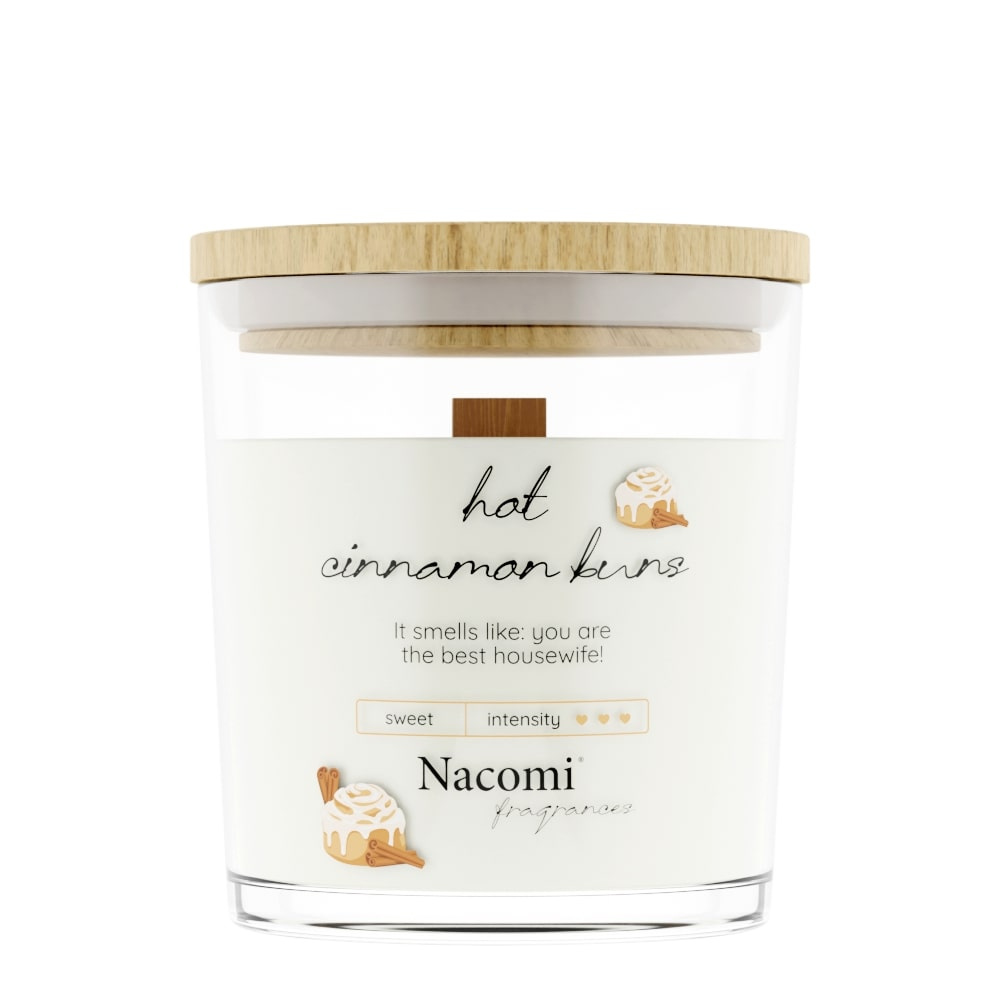 NACOMI Świeca Sojowa Hot Cinnamon Buns 140g