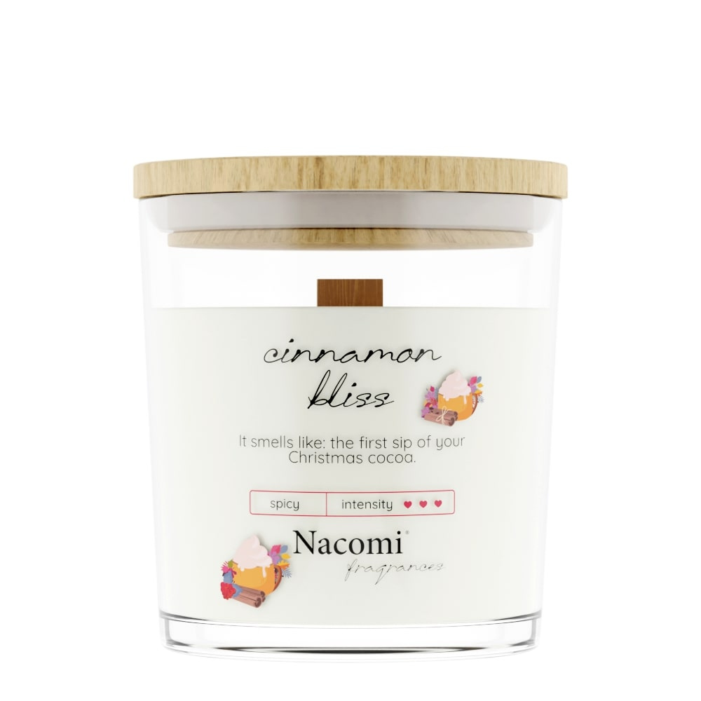 NACOMI Świeca Sojowa Cinnamon Bliss 140g