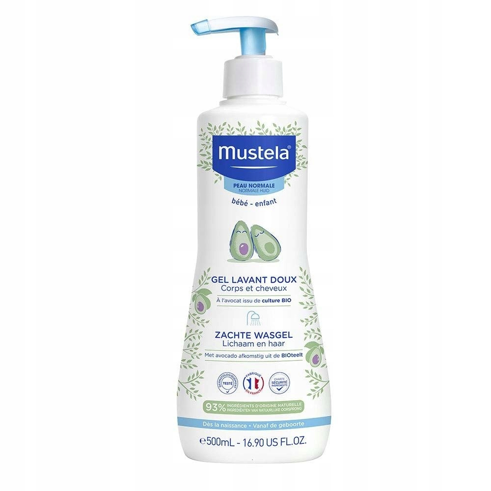 MUSTELA Gel Lavant Żel I Szampon Dla Dzieci Do Skóry Atopowej 500ml