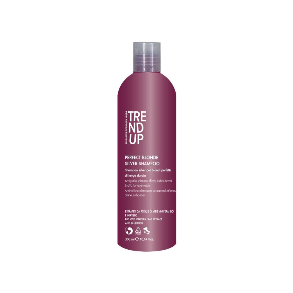 TREND UP - Szampon silver do włosów blond, siwych, rozjaśnianych i po dekoloryzacji 300 ml
