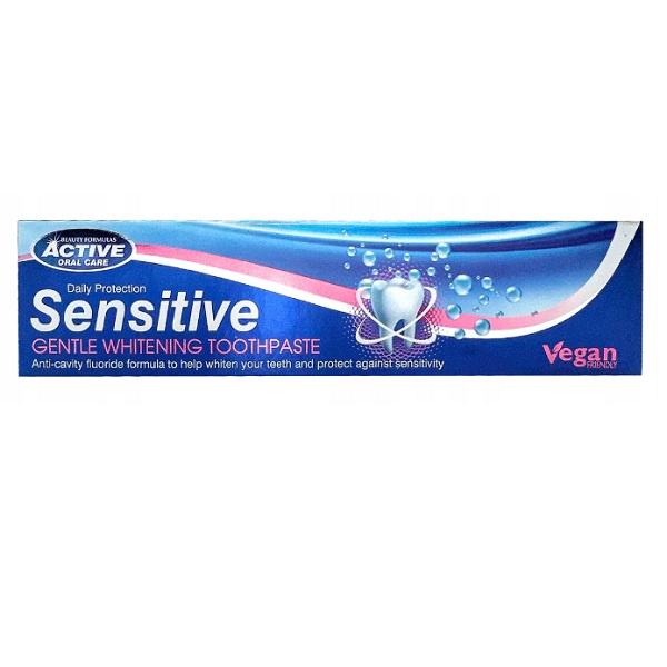 BEAUTY FORMULAS Daily Protection Sensitive Toothpaste Wybielająca Pasta Do Zębów 100ml