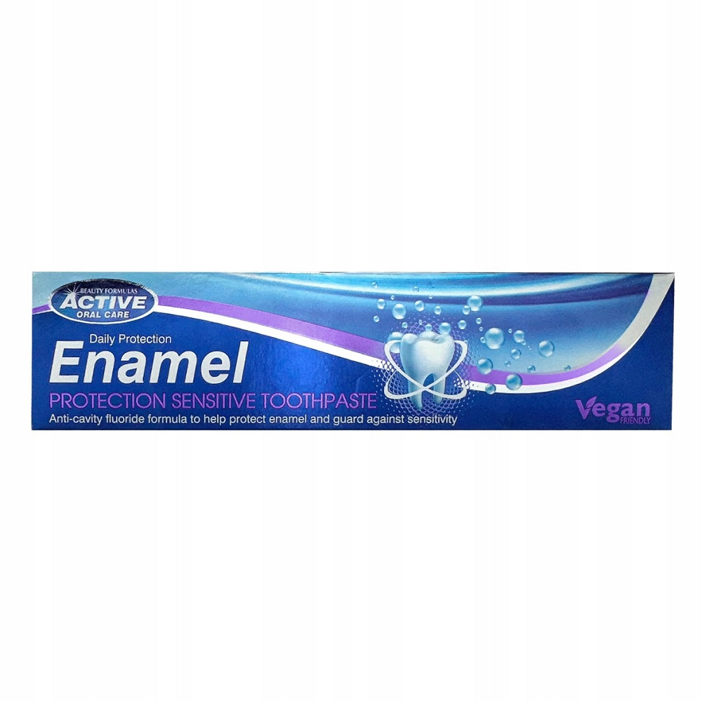 BEAUTY FORMULAS Daily Protection Enamel Sensitive Toothpaste Pasta Do Zębów Wrażliwych Ochrona Szkliwa 100ml