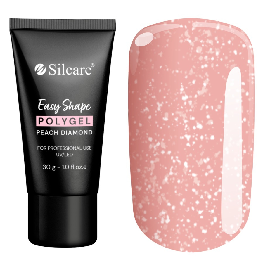 SILCARE Easy Shape Polygel Akrylożel Do Paznokci Peach Diamond 30g