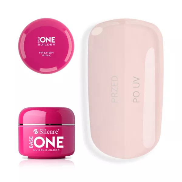 SILCARE Base One UV Gel Builder Żel Budujący Do Paznokci French Pink 5g