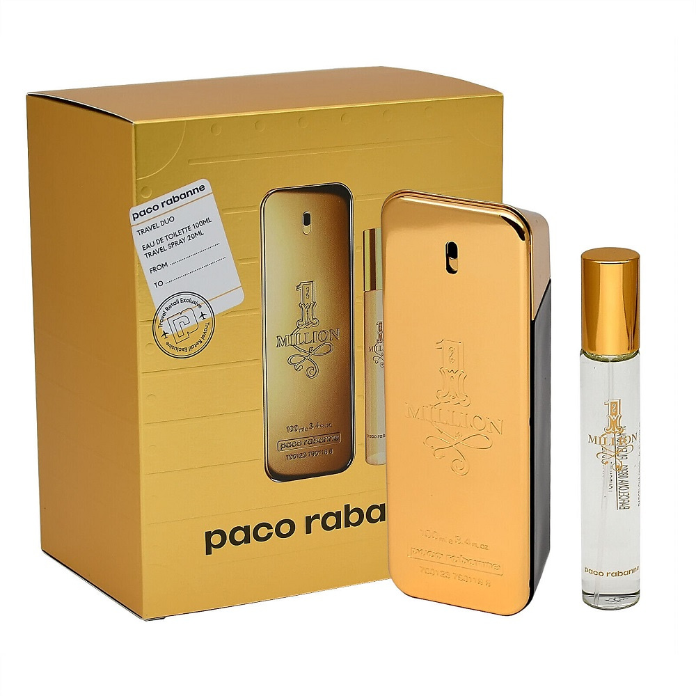 SET PACO RABANNE 1 Million EDT Spray 100ml + EDT Spray 20ml