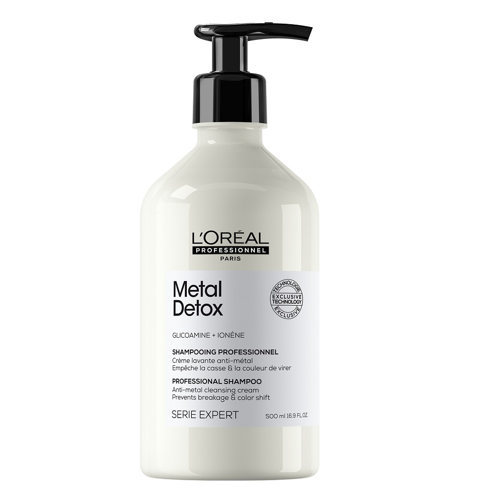 L'OREAL PROFESSIONNEL Metal Detox Shampoo Szampon Po Koloryzacji Oraz Dekoloryzacji Z Glikoaminą 500ml