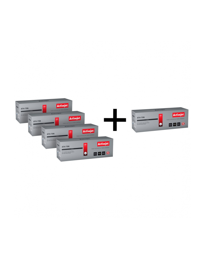 4 x Activejet toner do HP 79A CF279A new ATH-79N + Activejet toner do HP 79A CF279A new ATH-79N za 1 zł