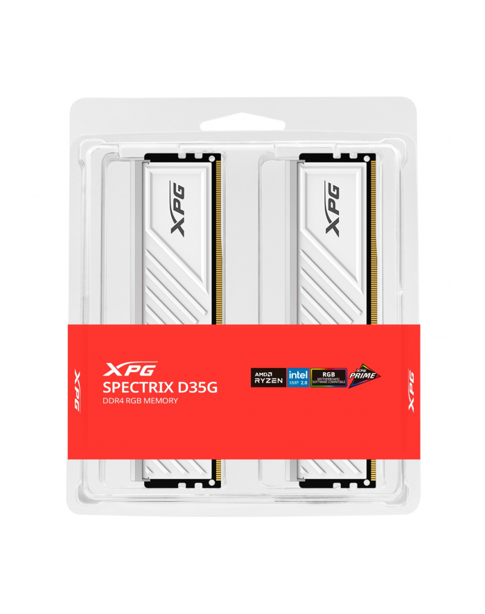 ADATA DDR4 - 16GB - 3200 - CL -16 (2x 8 GB) dual kit, RAM (Kolor: BIAŁY, AX4U32008G16A-DTWHD35G, XPG Spectrix D35G, INTEL XMP)