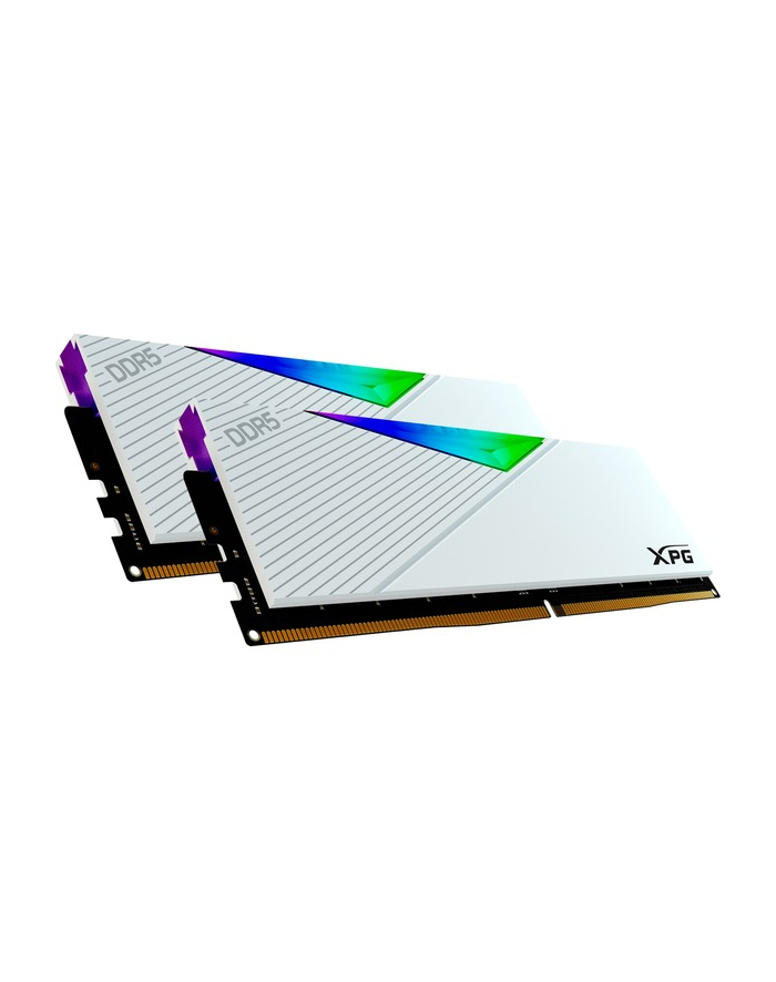 ADATA DDR5 32GB - 6000 - CL - 30 - Dual-Kit - DIMM - AX5U6000C3016G-DCLAR, Lancer RGB, XMP, Kolor: BIAŁY