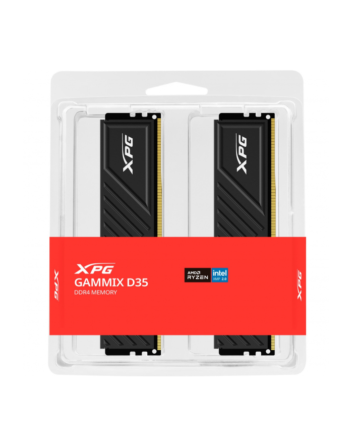 ADATA DDR4 - 64GB - 3600 - CL -18 (2x 32 GB) dual kit, RAM (Kolor: CZARNY, AX4U360032G18I-DTBKD35, XPG Gammix D35, INTEL XMP)