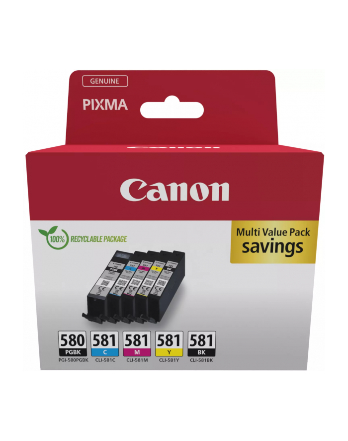 CANON PGI-580/CLI-581 Ink Cartridge BK/CMYK
