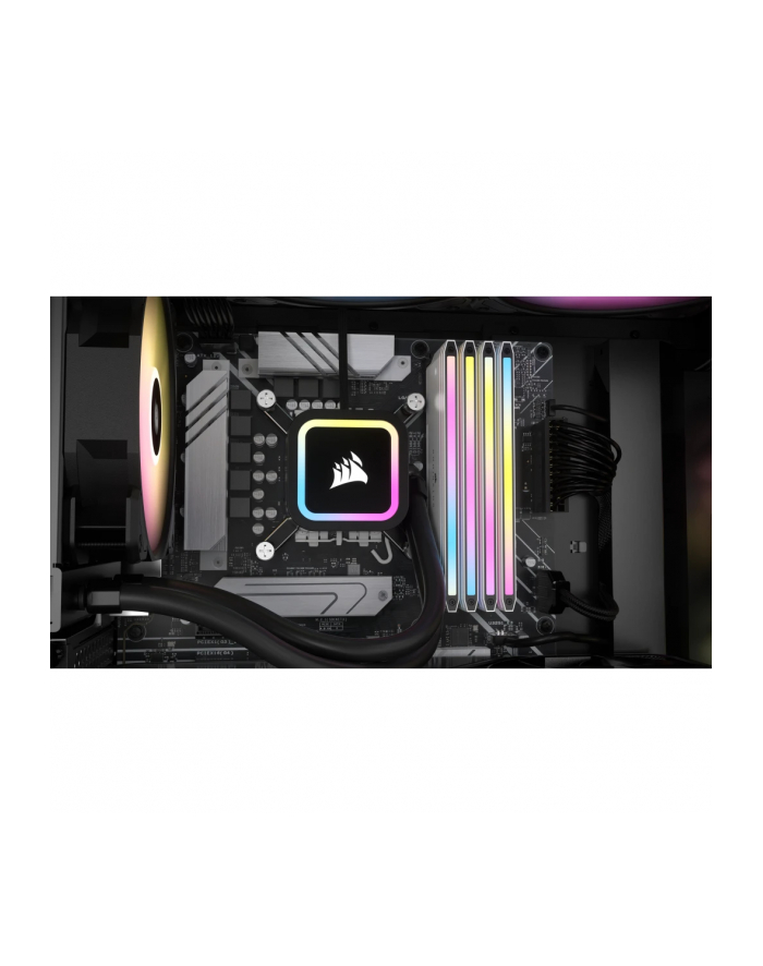 CORSAIR DOMINATOR TITANIUM RGB 96GB 2x48GB DDR5 6600MT/s DIMM Unbuffered 32-39-39-76 Std PMIC XMP 3.0 White Heatspreader 1.4V