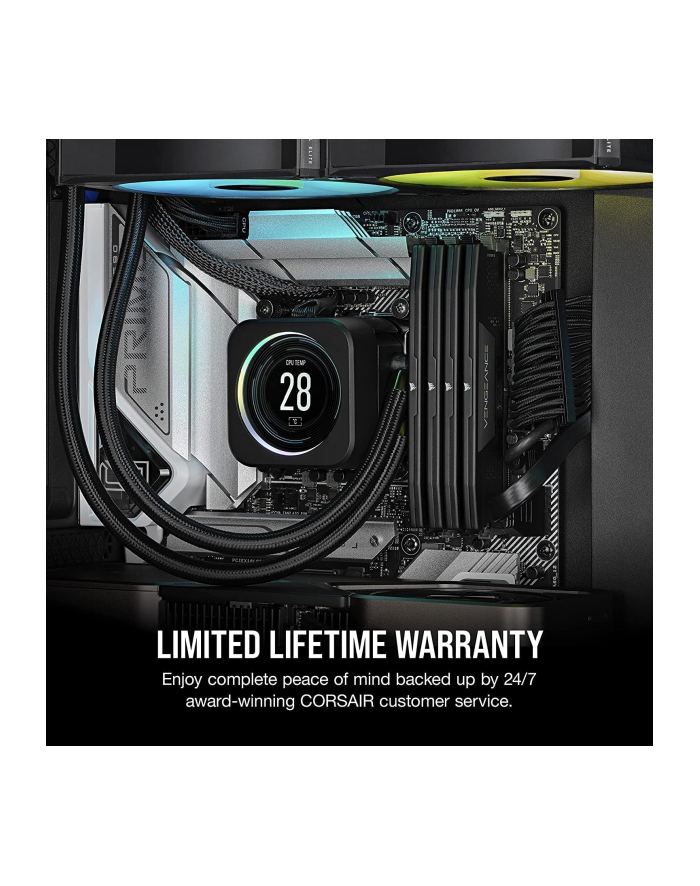 Corsair 32 GB DDR5-6800 Kit, memory (Kolor: CZARNY, CMK32GX5M2B6800C40, Vengeance)