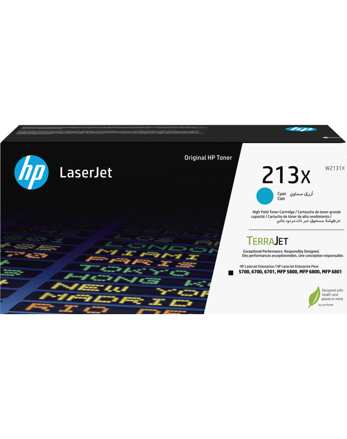 hp inc. HP 213X Cyan Original LaserJet Toner Cartridge