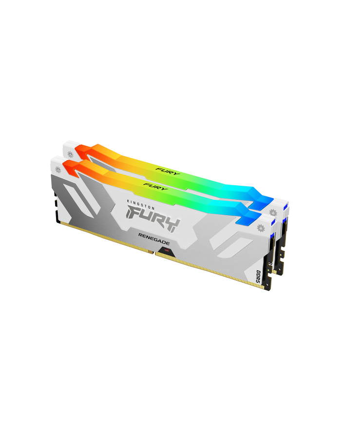 KINGSTON 32GB 7600MT/s DDR5 CL38 DIMM Kit of 2 FURY Renegade RGB White XMP