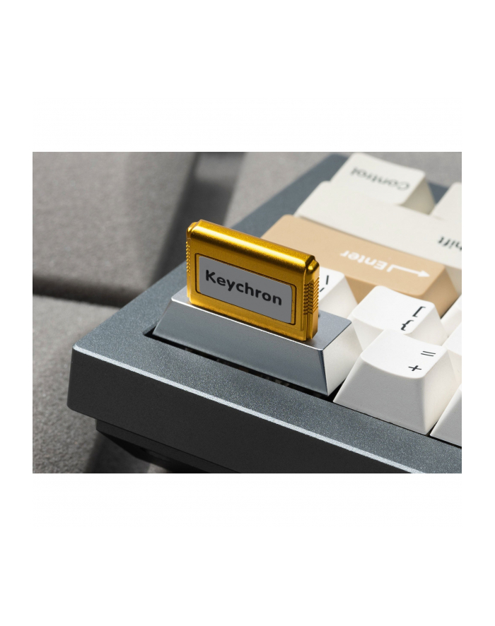 Keychron Computer Aluminum Alloy Artisan Keycap silver/gold