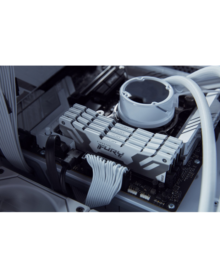 kingston Pamięć DDR5 Fury Renegade White 32GB(2*16GB)/7200 CL38