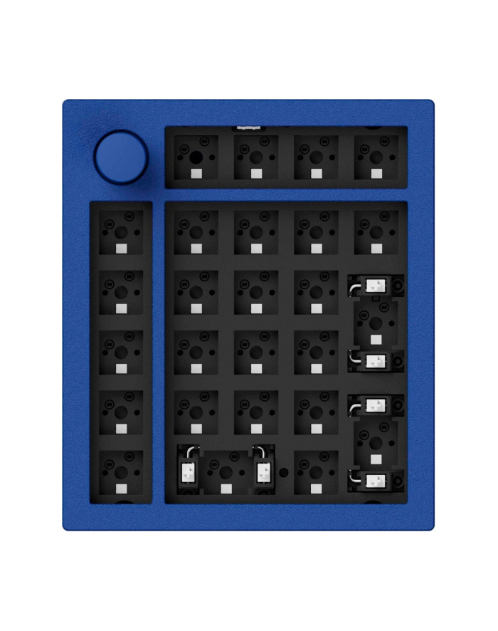 Keychron Q0+ Barebone, numeric keypad blue, hot swappable, aluminum frame, RGB, knob