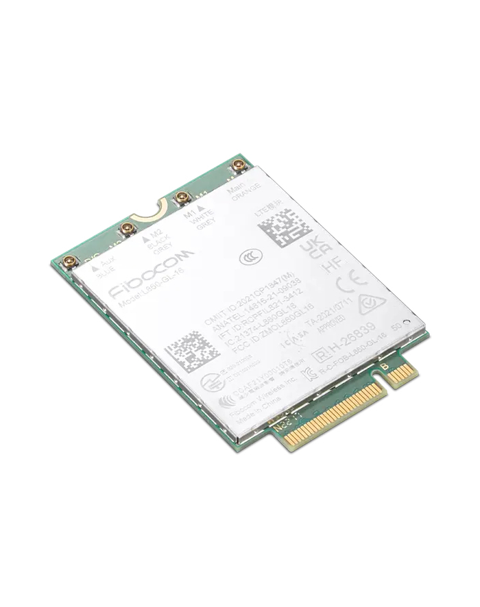 LENOVO ThinkPad Fibocom L860-GL-16 4G LTE CAT16 M.2 WWAN Module for T16/P16s Gen 2 Intel and AMD