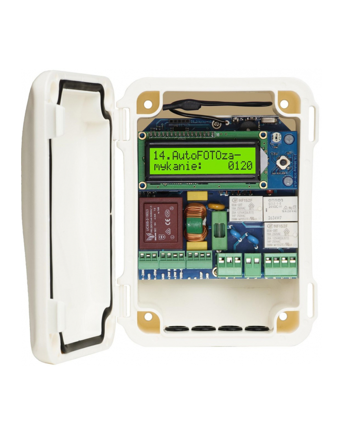 Centrala sterująca PROXIMA SB DISPLAY_P HCS (do bramy przesuwnej) - droga radiowa Proxima 43392MHz