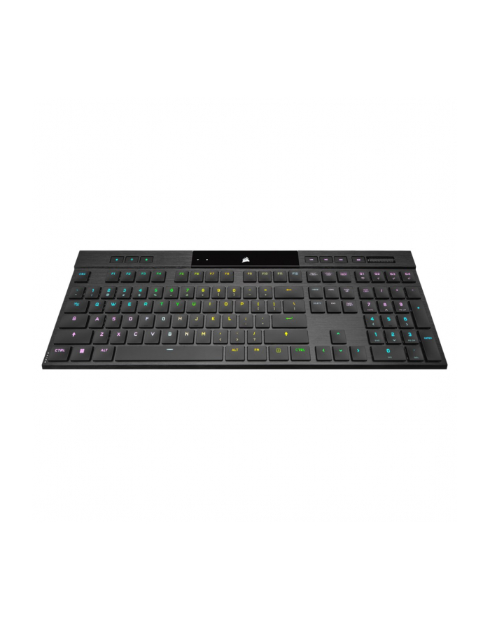 Corsair K100 RGB AIR Bezprzewodowa ultracienka mechaniczna klawiatura do gier, Cherry ULP Tactile - czarna