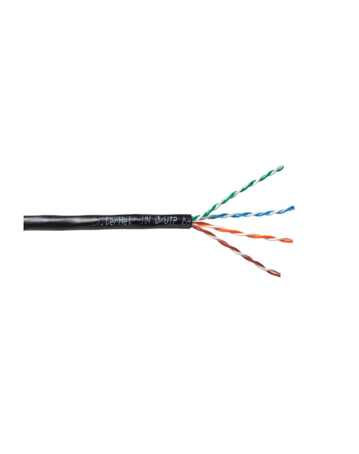 Kabel EmiterNet zewnętrzny żelowany UTP (U/UTP) kat5e, drut 4x2x0,5, PE+GEL