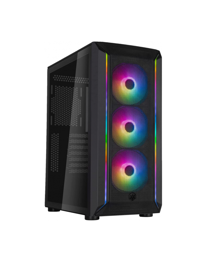 silverstone technology SilverStone SST-FA511Z-BG, tower case (Kolor: CZARNY, tempered glass)