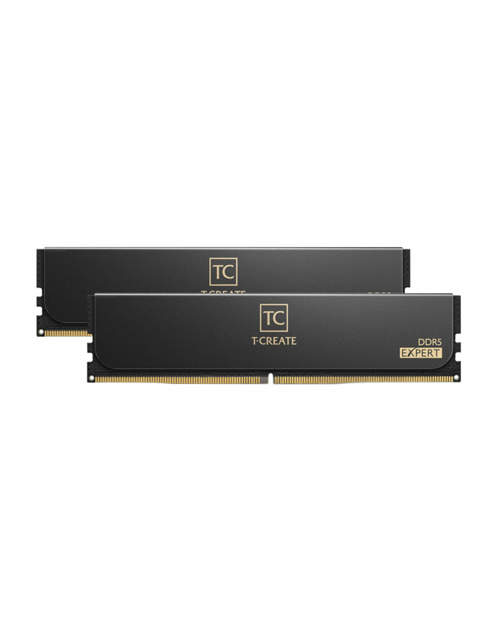 Team Group DDR5 - 32GB - 6400 - CL - 40 (2x 16 GB) dual kit, RAM (Kolor: CZARNY, CTCED532G6400HC40BDC01, AMD EXPO)