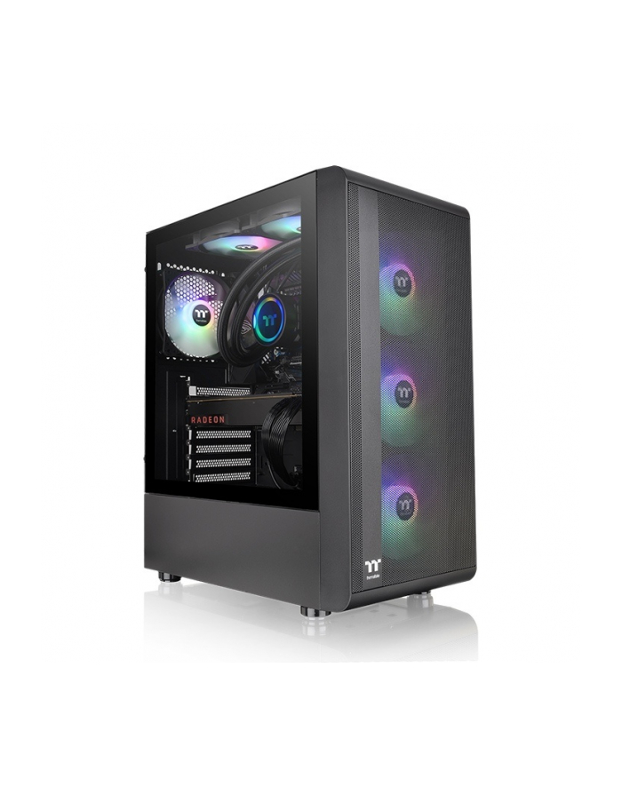 Thermaltake S200 TG ARGB, tower housing (Kolor: CZARNY, tempered glass)
