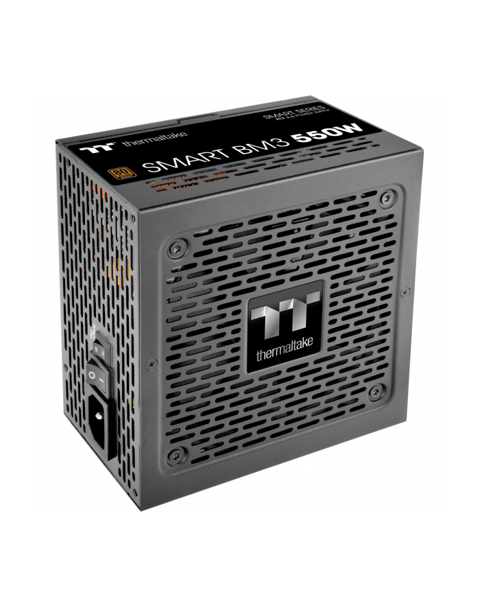 Thermaltake SMART BM3 550W, PC power supply (Kolor: CZARNY, 1x 12VHPWR, 2x PCIe, cable management, 550 watts)