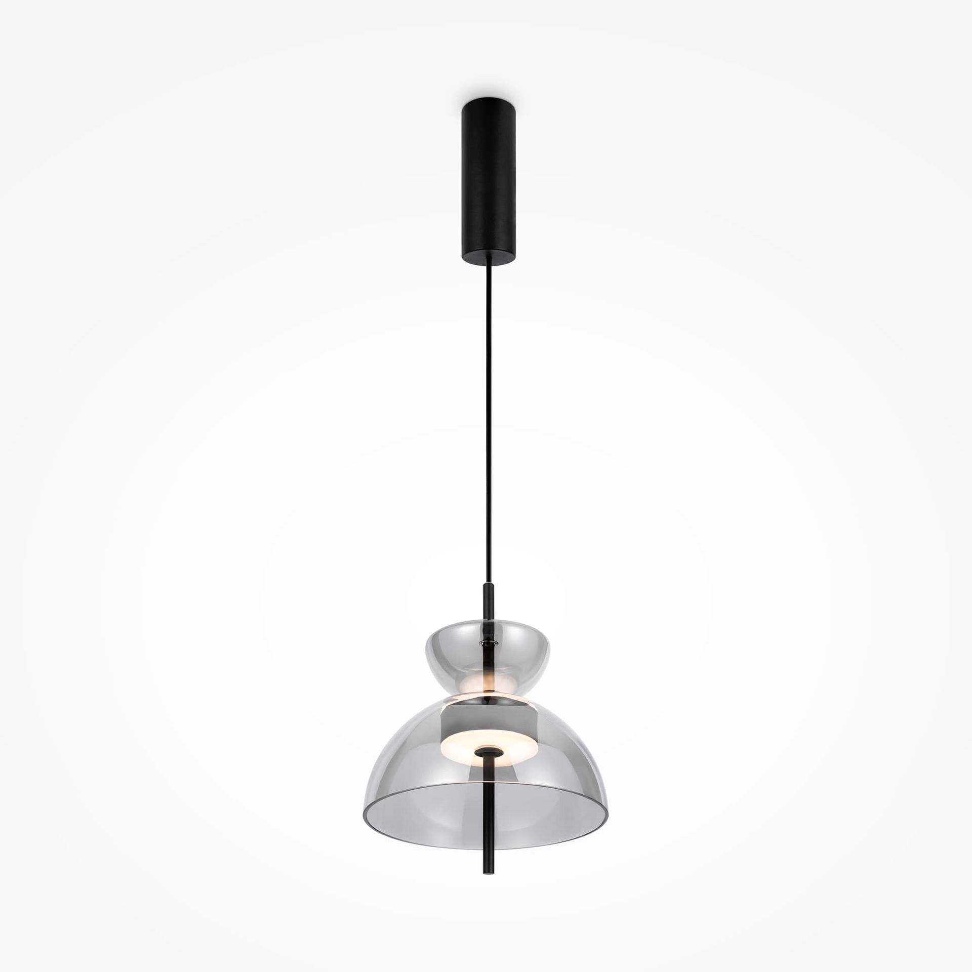 Ledowa lampa wisząca, szklany klosz MOD185PL-L6B3K5 z serii BANGKOK