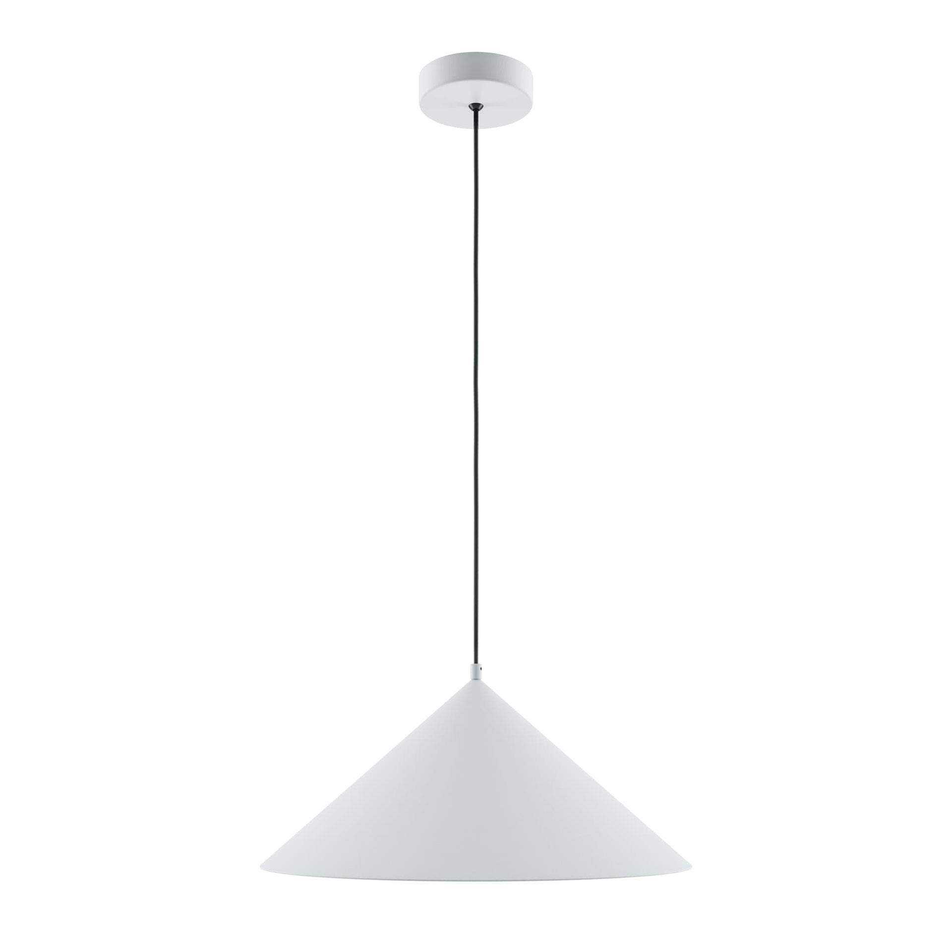 Lampa wisząca w białym kolorze MOD167PL-01W z serii BASIC COLORS