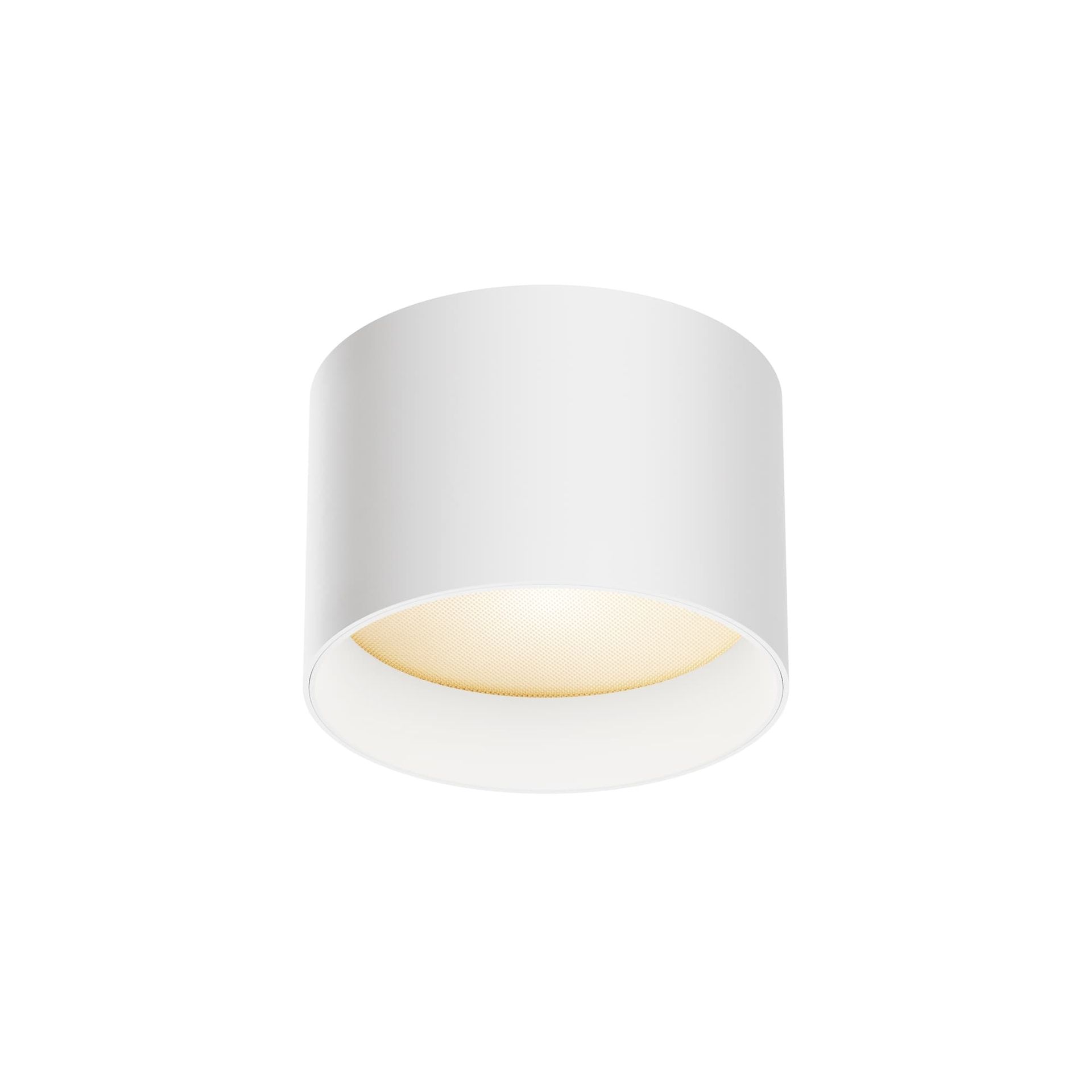 Biały, klasyczny spot natynkowy LED C089CL-8W3K-W z serii VEGA