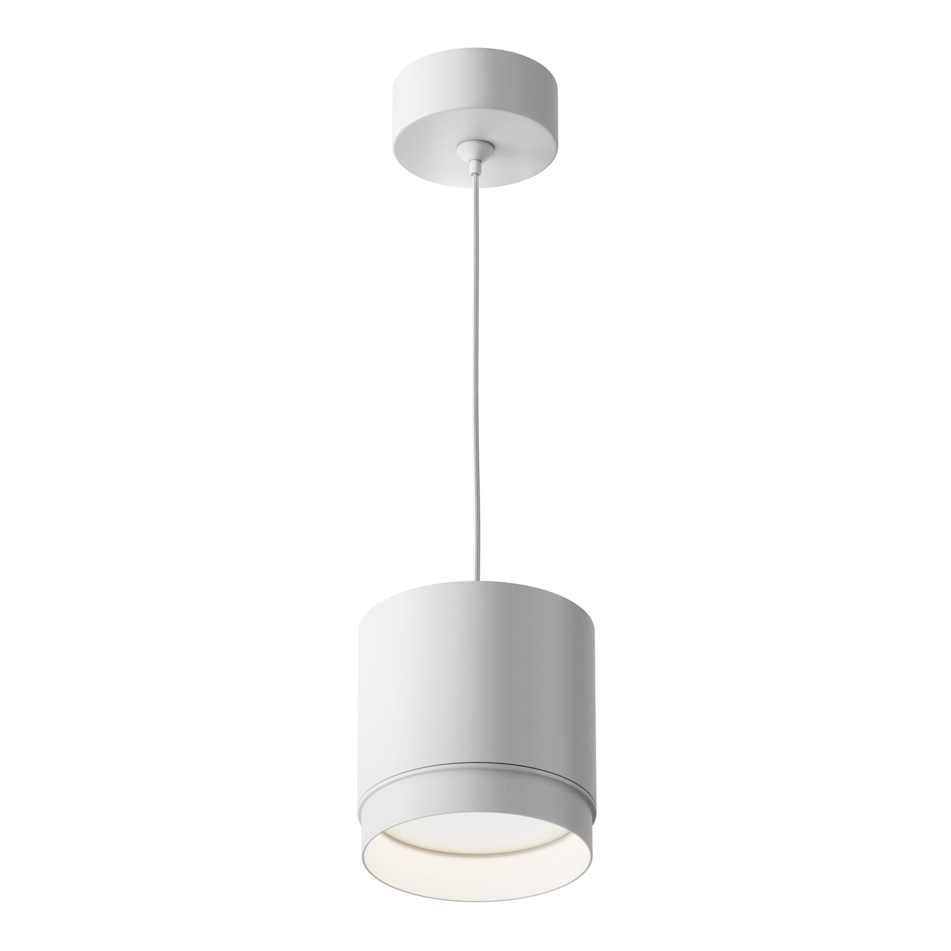 Biała lampa wisząca, regulowana wysokość P088PL-GX53-W z serii POLAR