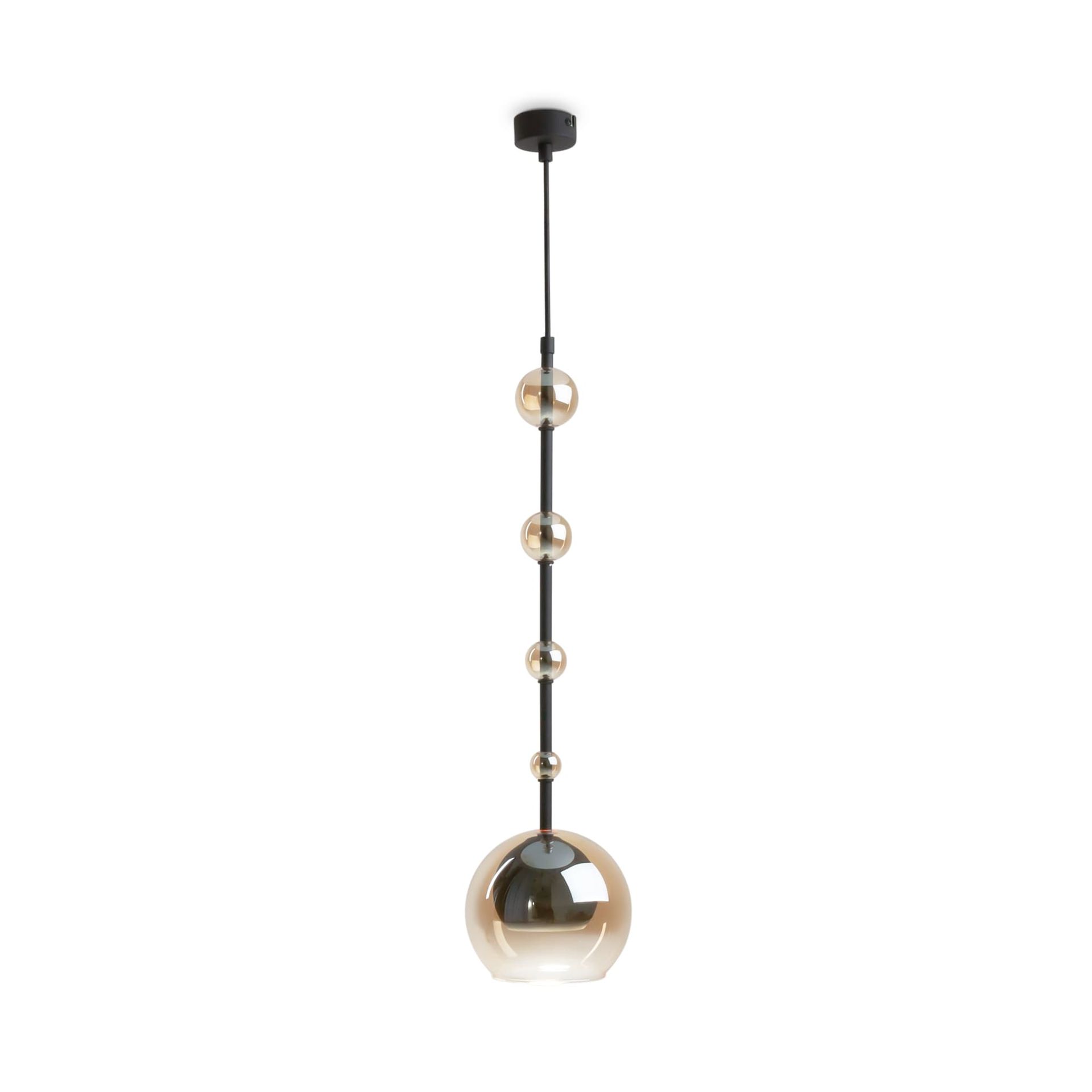 Lampa wisząca z dekoracyjnymi kulkami MOD227PL-01B1 z serii ROS