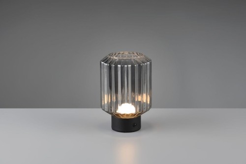 Lord lampa stołowa 1xLED/1,5W czarna/przydymiona R57761154
