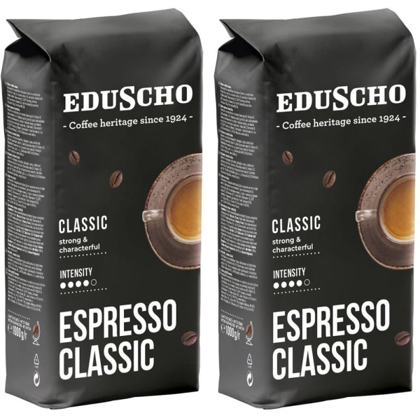 Eduscho Espresso Classic 2x1kg ZESTAW kawa ziarnista
