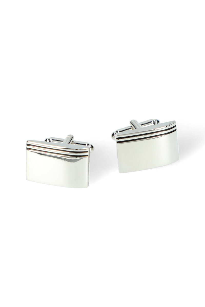 Spinki Srebrne Prostokątne