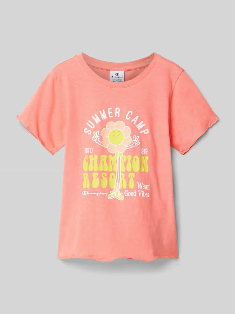 T-shirt z okrągłym dekoltem