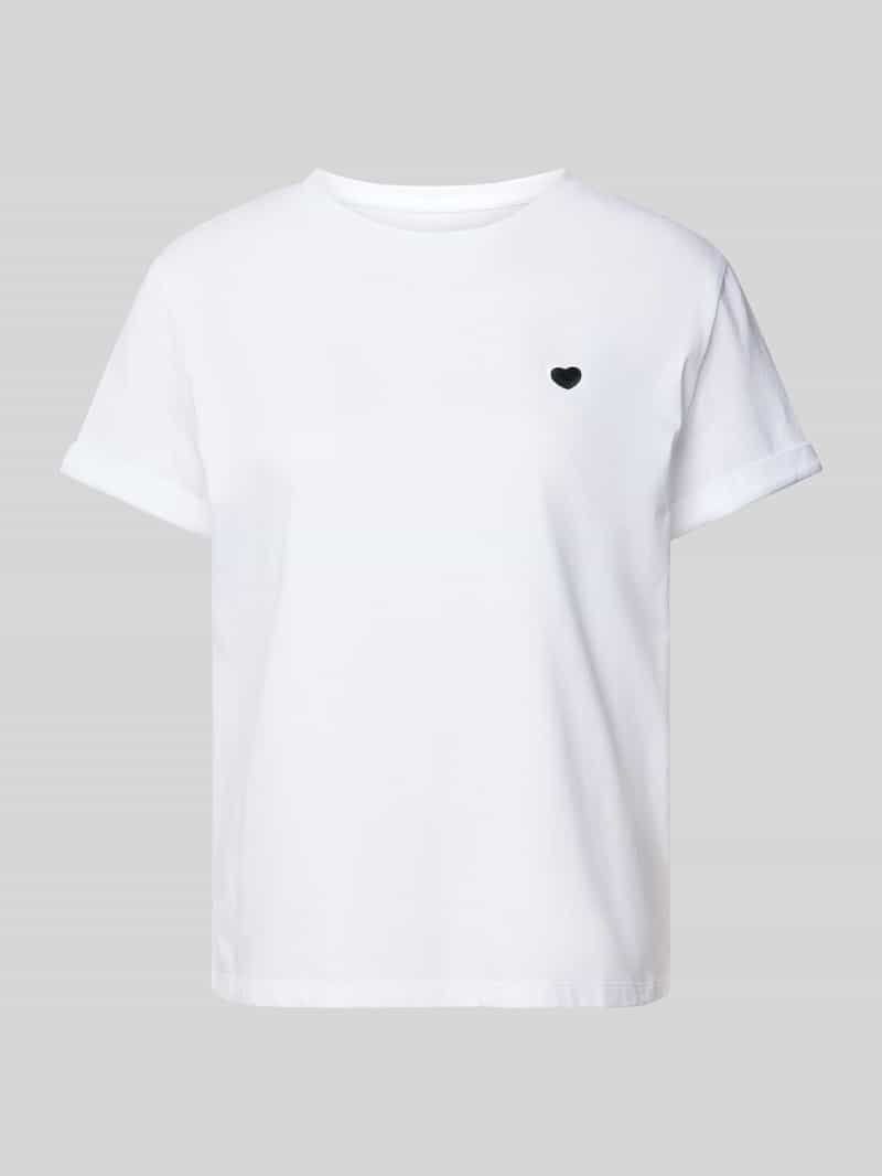 T-shirt z wyhaftowanym motywem model ‘Serz’