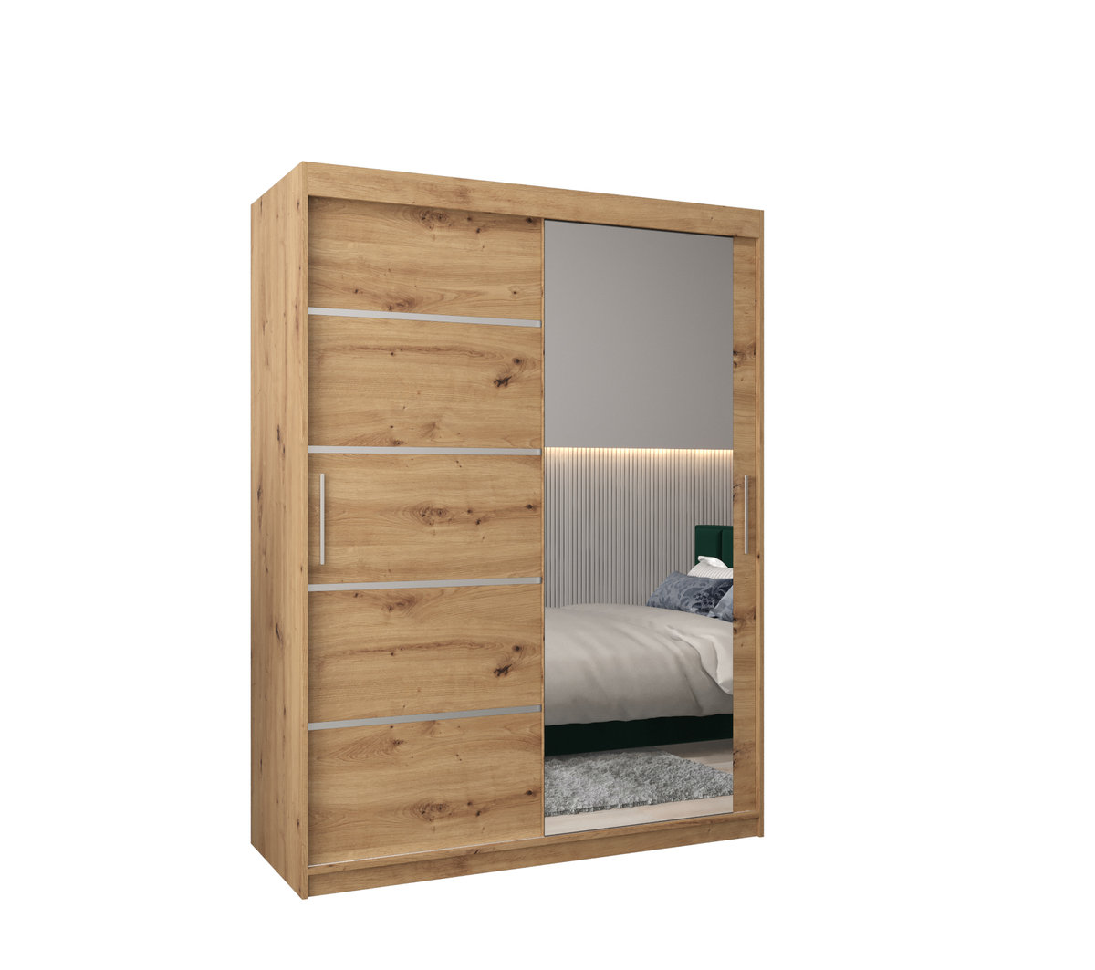 Szafa przesuwna garderoba VERONA 2 150 gł. 62 Artisan / Artisan