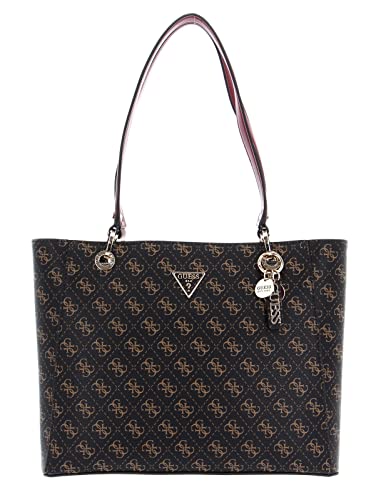 GUESS Noelle Noel Tote, Torba damska, Jeden rozmiar, Brązowy, 70AA