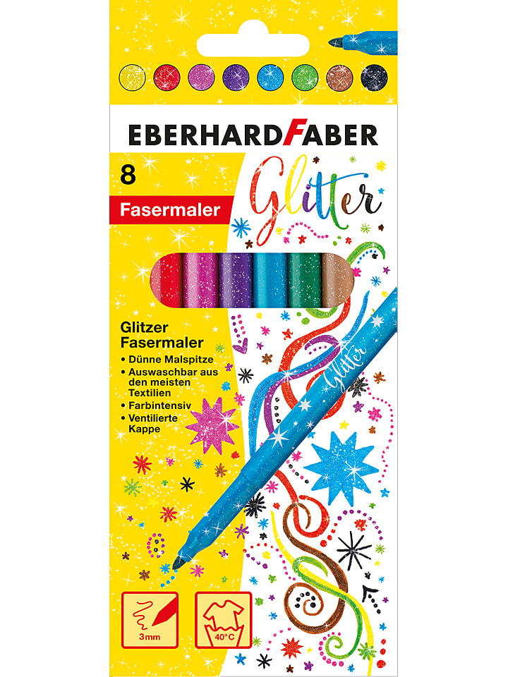 Eberhard Faber Brokatowe flamastry (8 szt.)